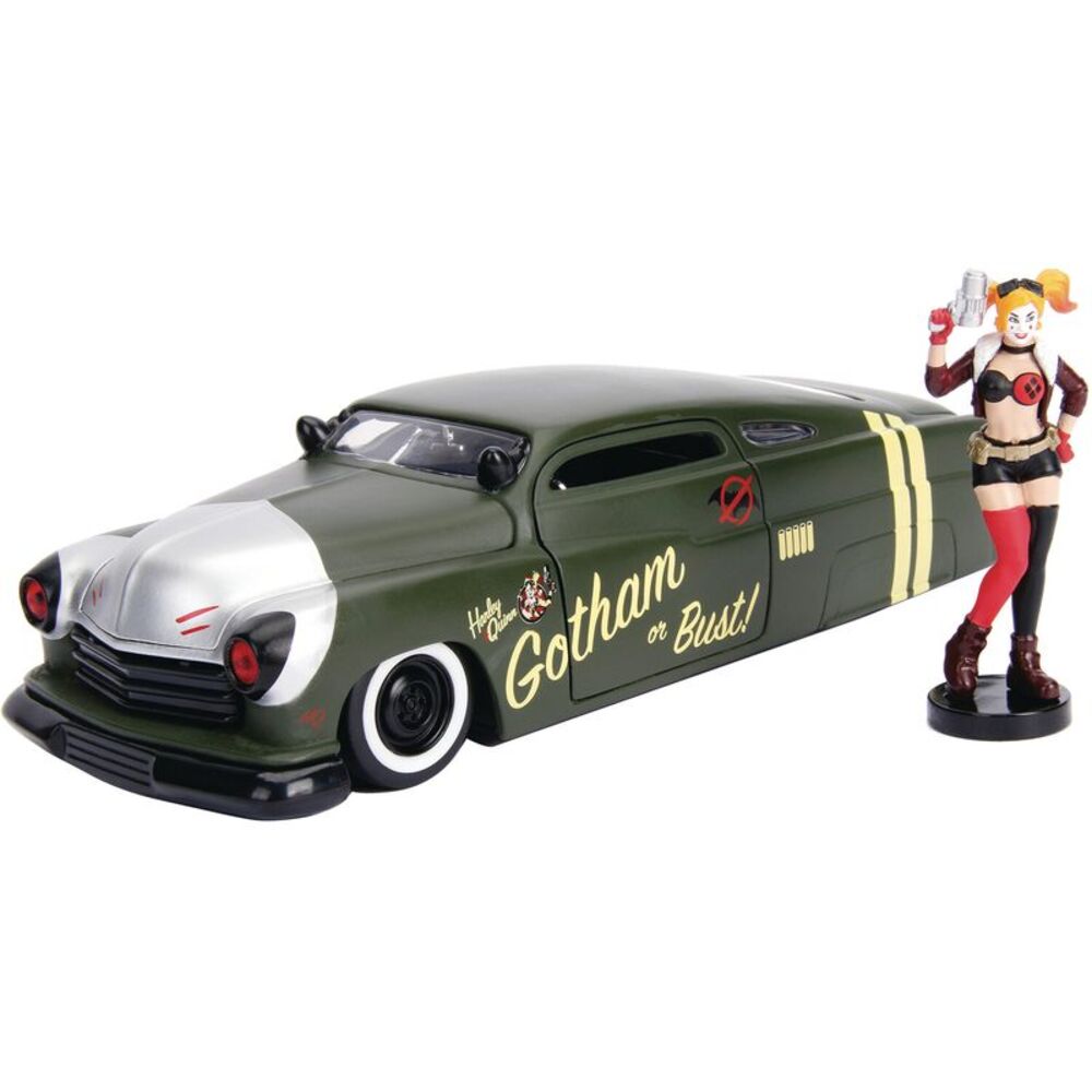 Jada Toys - DC Comics Bombshells Harley Quinn & 1951 Mercury Die-cast Car, 1: